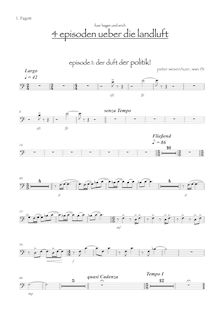 Partition basson 1, Concerto pour violoncelle & Doublebass, WesenAuer, Peter par Peter WesenAuer
