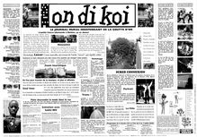  On di koi : le journal mural indépendant de la Goutte d’Or, n° 1 juillet 2002