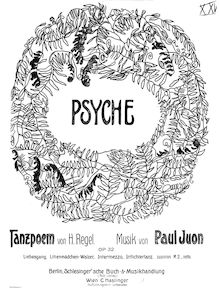 Partition complète, Psyche, Op.32, Tanzpoem von H. Regel, Juon, Paul