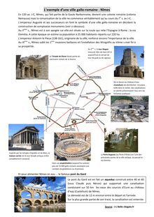 L'exemple d'une ville gallo-romaine : Nîmes