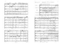 Partition complète, corde quintette No.4, Op.17, Onslow, Georges