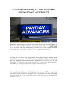 Your Payday Loan Questions Answered Here|| Pay Day loan