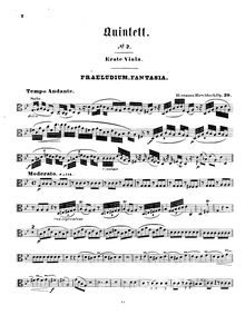 Partition viole de gambe 1, corde quintette No.2, Op.39, G minor
