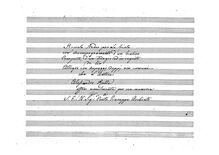 Partition complète (Manuscript), Little Study pour viole de gambe avec violon accompagnement