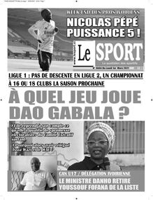 Le Sport n°4666 - du lundi 1er mars 2021