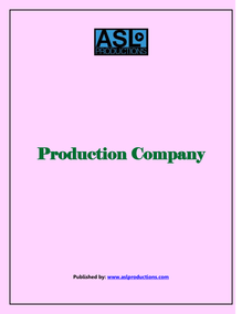 ASL Productions-Production Company