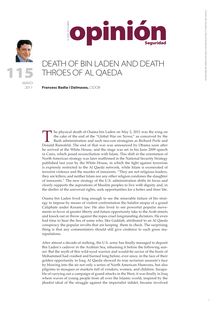 DEATH OF BIN LADEN AND DEATH THROES OF AL QAEDA