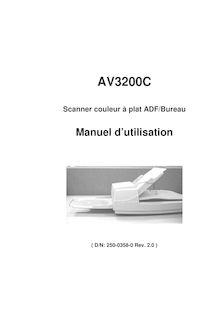 Notice Scanner Avision  AV3200C