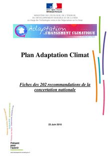 Plan national d adaptation de la France aux effets du changement climatique : B