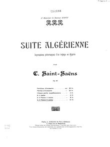 Partition Piano 1,  algérienne, Saint-Saëns, Camille