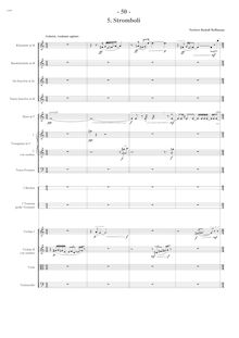 Partition , Stromboli (pages 50-60), 6 Miniaturen für Kammerorchester
