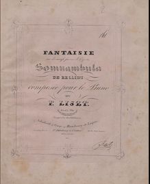 Partition complète (color), Fantaisie sur des motifs favoris de l’opéra La sonnambula