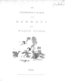 Partition Complete Book, An Introduction to Harmony, Shield, William