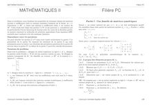 Mathématiques 2 2003 Classe Prepa PC Concours Centrale-Supélec