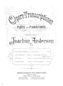 Partition , Norma (Bellini), opéra Transcriptions, Op.45, Andersen, Joachim