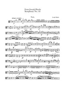 Partition altos, Symphony No.44 en E minor Mourning, Sinfonia No.44, Trauersymphonie