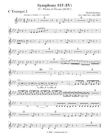 Partition trompette 2, Symphony No.15  Black Halloween , F minor