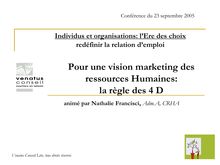 Pour une vision marketing des ressources humaines : " La - PRENDRE ...