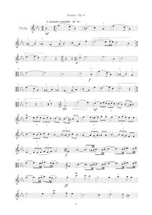 Partition , Andante cantabile, viole de gambe Sonata, G minor, De Wael, Johan par Johan De Wael