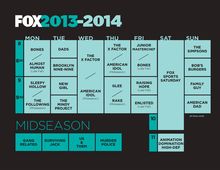 FOX : Grille de programmation 2013-2014