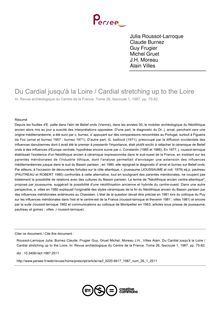 Du Cardial jusqu à la Loire / Cardial stretching up to the Loire - article ; n°1 ; vol.26, pg 75-82