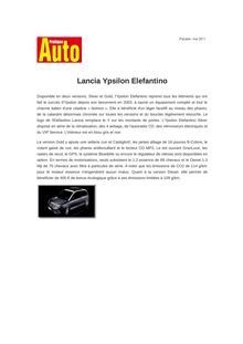 Lancia Ypsilon Elefantino