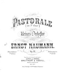 Partition complète, Pastorale, Op.16, F major, Naumann, Ernst