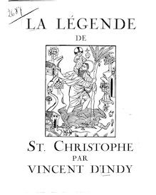 Partition Prologue, La légende de Saint-Christophe : drame sacré en trois actes et huit tableaux