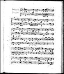 Partition Premiere , 6  à 2 Muzettes, Op.11, Boismortier, Joseph Bodin de