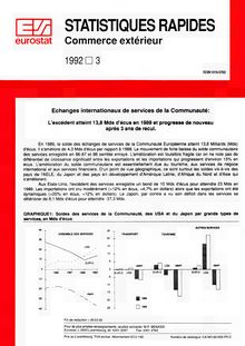 STATISTIQUES RAPIDES Commerce extérieur. 1992 3