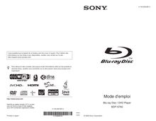 Notice Lecteur Blu-ray Disc Sony  BDP-S760