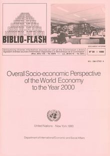 BIBLIO-FLASH N°39-1990. Overall Socio-economic Perspective of the World Economy