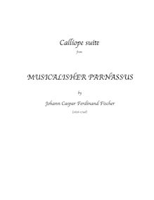 Partition Calliope , Musicalischer Parnassus, Fischer, Johann Caspar Ferdinand