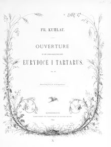 Partition complète, Eurydice en Tartarus, Lyrisk-dramatiske scene