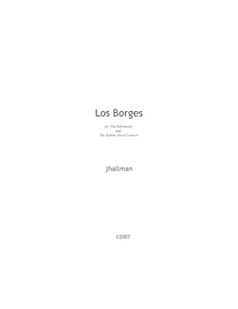 Partition complète, Los Borges, Hallman, Joseph