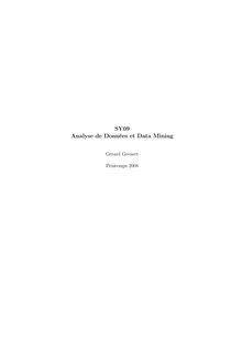 SY09 Analyse de Données et Data Mining