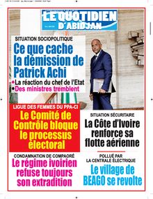 Le Quotidien d’Abidjan n°4105 - du jeudi 14 avril 2022