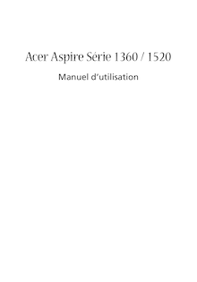 Notice Ordinateur portable Acer  Aspire 1520