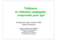Violences et violences conjugales comprendre pour agir UDAF ...