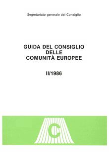 Guida del Consiglio delle Comunità europee