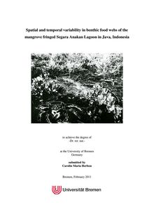 Spatial and temporal variability in benthic food webs of the mangrove fringed Segara Anakan Lagoon in Java, Indonesia [Elektronische Ressource] / submitted by Carolin Maria Herbon