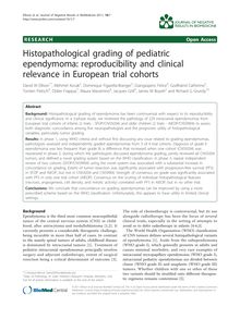 Histopathological grading of pediatric ependymoma: reproducibility and clinical relevance in European trial cohorts