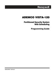 Notice Sécurité Ademco  VISTA-128FB