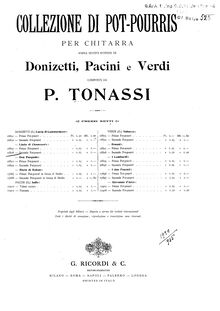 Partition Potpourri No.2, Pot-Pourris on Donizetti s  Linda di Chamounix 