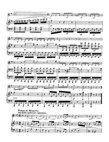 Partition , Tempo di Minuetto, violon Sonata No.8, Op.30 No.3, G Major