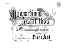 Partition , My guardian Angel thou / Du mußt mein guter Engel seinHigh voix (A♭ major), Vier Gedichte