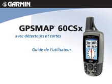 Notice GPS Garmin  GPSMAP 60CSx with 2GB