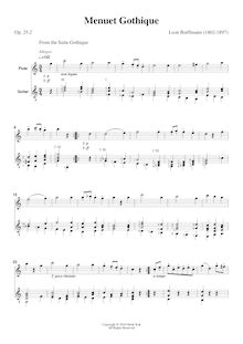 Partition complète,  Gothique, Op.25, Boëllmann, Léon par Léon Boëllmann