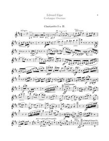 Partition clarinette 1, 2 (en B♭), Cockaigne Overture, Op.40, In London Town
