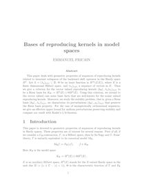Bases of reproducing kernels in model spaces